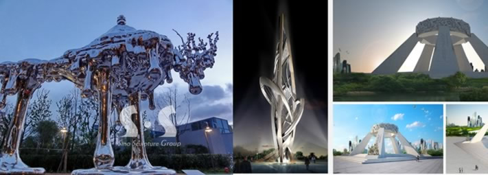 stainless steel sculptures for park