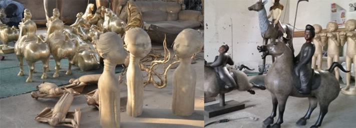 brass arwork casted in sino sculpture foundry