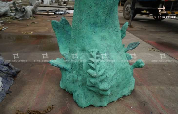 Patina Bronze Casting Bronze Statue