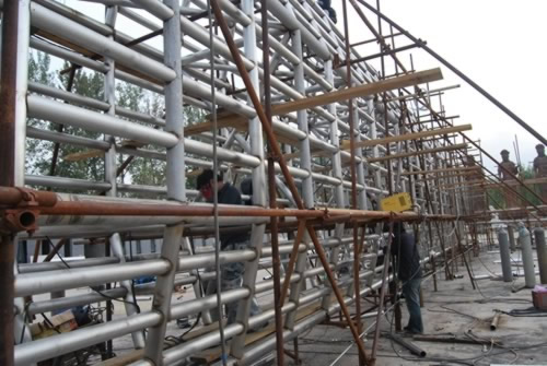 stainless steel pipe structure 