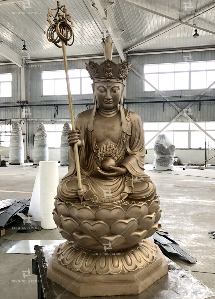 casting bronze Buddha foundry,bronze  Ti-tsang p�u-sa Ksitigarbha Bodhisattva
