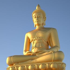 Thai Bronze Buddha Statue for Bangkok Temple