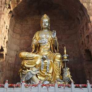 Large Bronze Buddha Statue