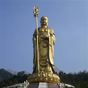 Outdoor Large Bronze Buddha Statue Sculpture