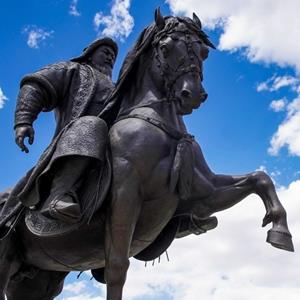 Large Bronze Cast Genghis Khan Statue 