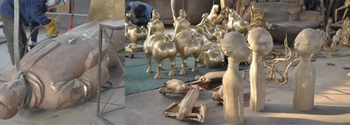 bronze sculpture casting foundry 