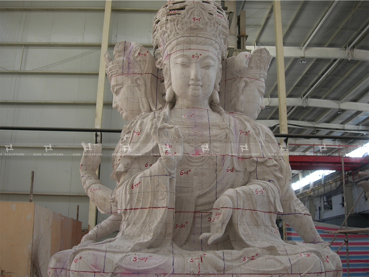 Fiberglass model of Sitting mounted Buddha sculpture Fiberglass model of Buddha sculpture