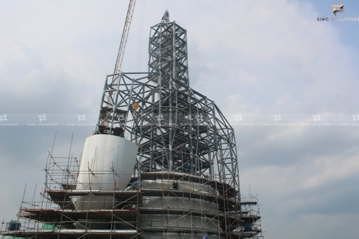 site internal steel structure installation in Bangkok, Thailand