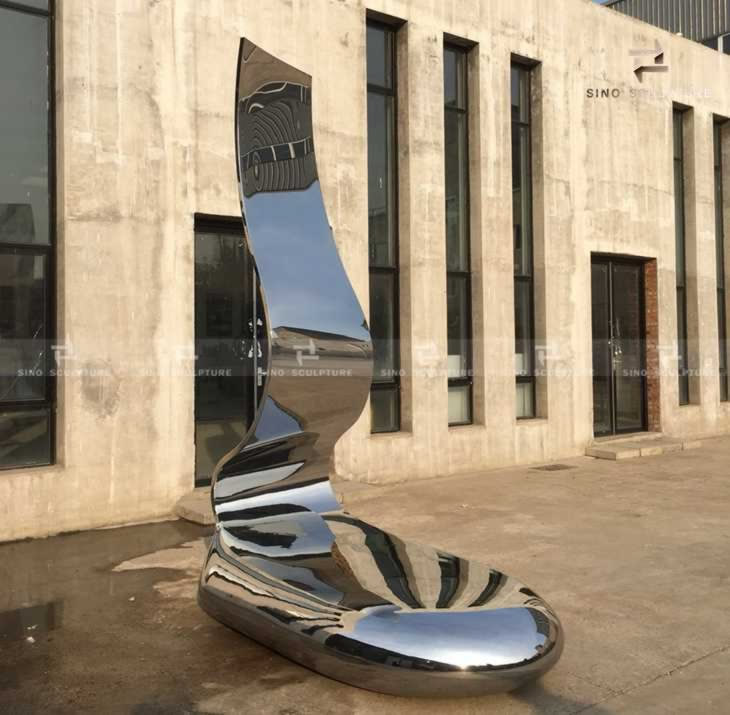 mirror stainless steel seating chair,artistic furniture