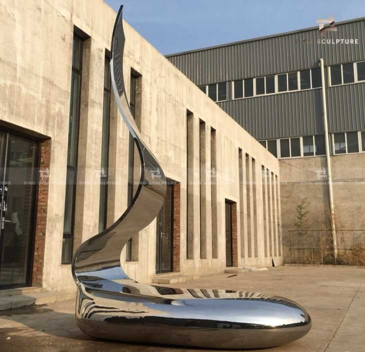 mirror stainless steel seating chair,artistic furniture