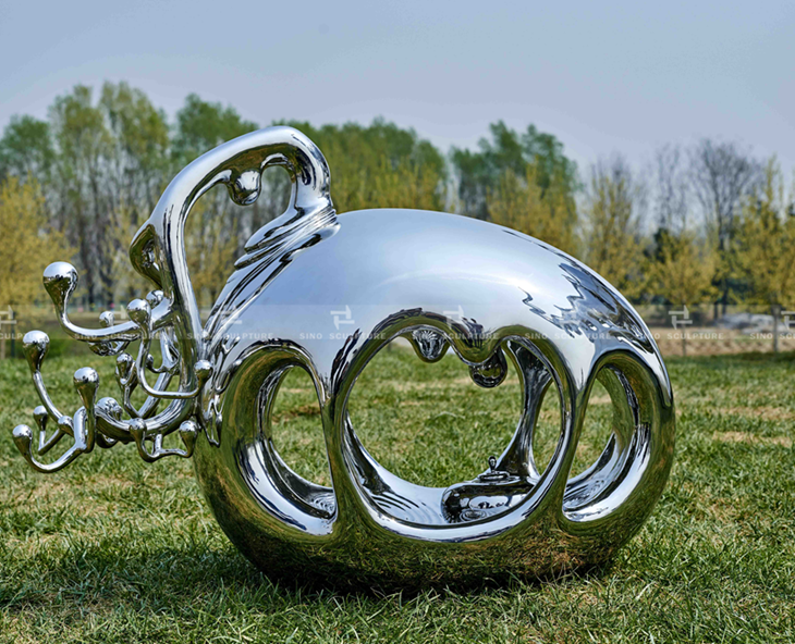 mirror stainlesss steel fairyland sculpture