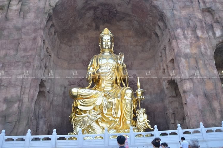 Finished Buddha sculpture - Cundhi bodhisattva