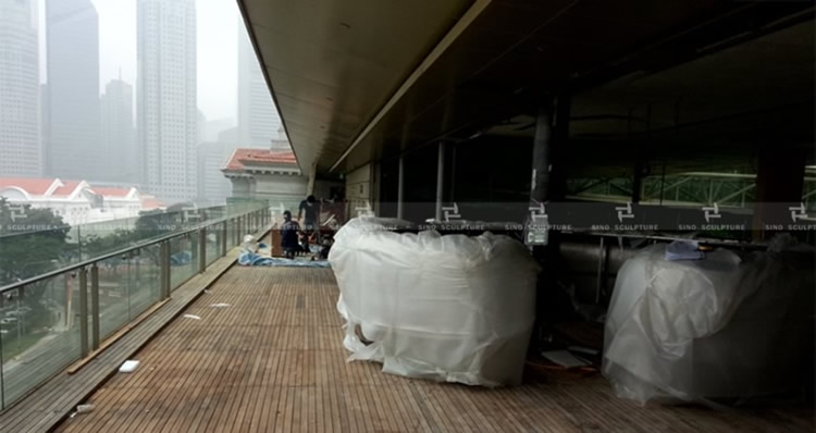 installation of the Smoke & Mirrors Bar Counter Singapore