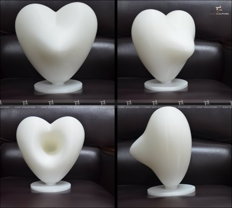 Stainless steel Love me sculpture 3D print