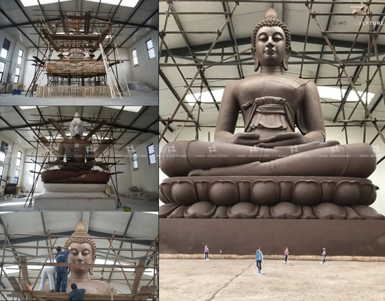 1:10 Scale Clay Model of the large bronze Buddha statue