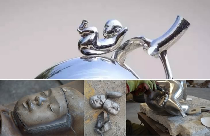 lose wax casting stainless steel statue 