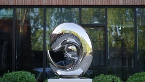 stainless steel art statue