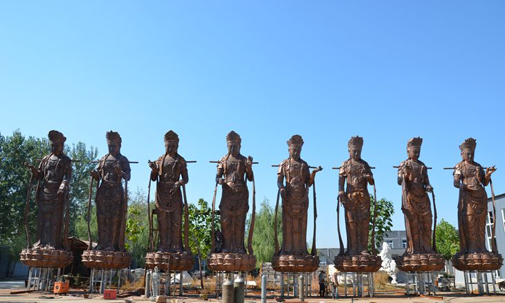 copper bodhisattva sculpture,forging method