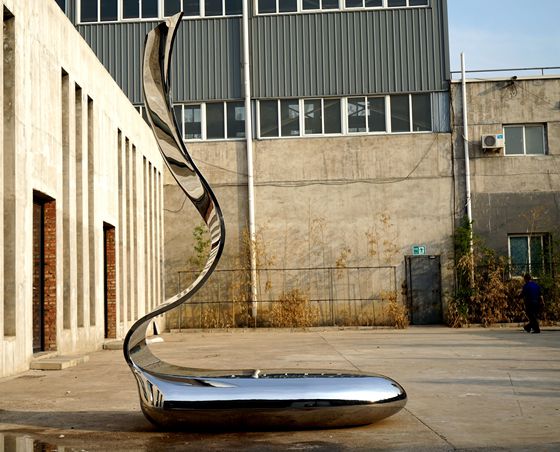 mirror stainless steel seating chair,artistic furniture