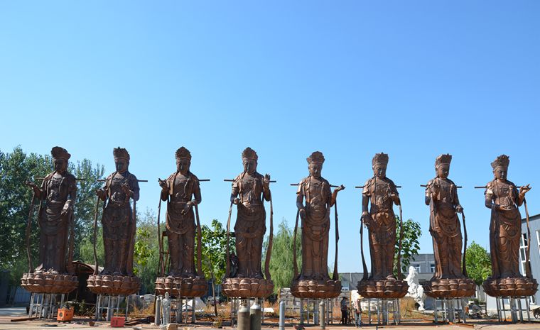 Bronze Buddha sculpture fabrication foundry