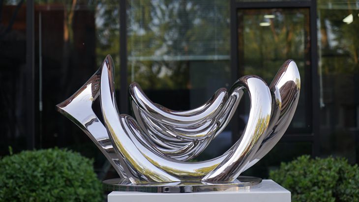 custom stainless steel statue,artwork 