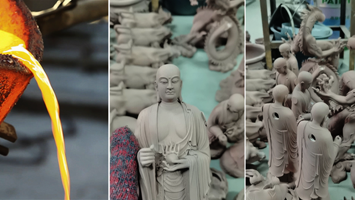 casted bronze buddha statue, Custom bronze buddha sculpture 