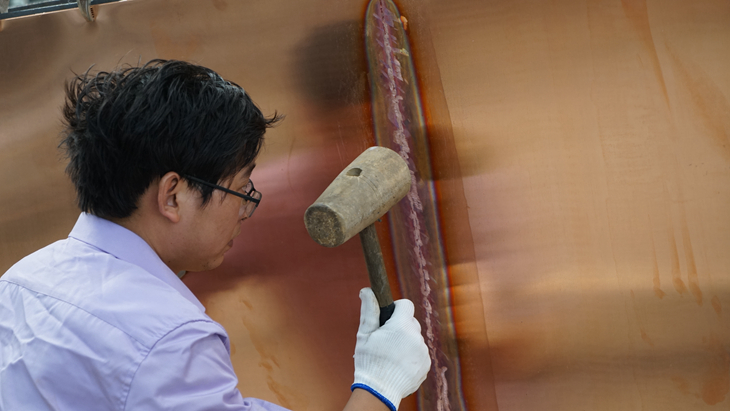 hand forging bronze Buddha Statue panels