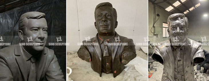 stainless steel casting statue fabrication in Sino sculpture foundry