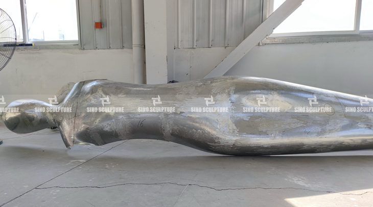 fabrication of stainless steel statue