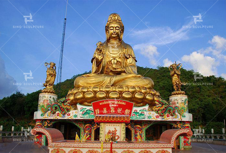 Buddha sculpture|guanyin Pusa sculpture in Thailand