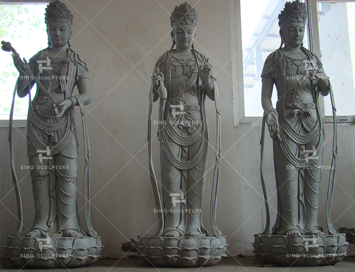 Clay mould of the Bronze Statue of Samantabhadra Bodhisattva Puxian in Sino studio