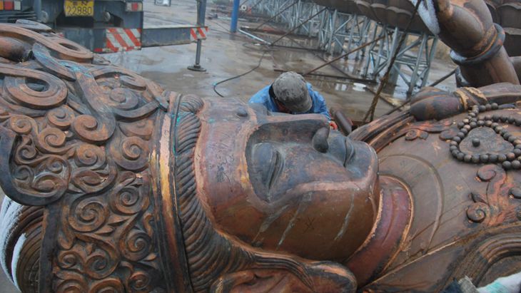 Large bronze buddha statue,Bronze Bodhisattva Sculpture，青铜菩萨雕塑