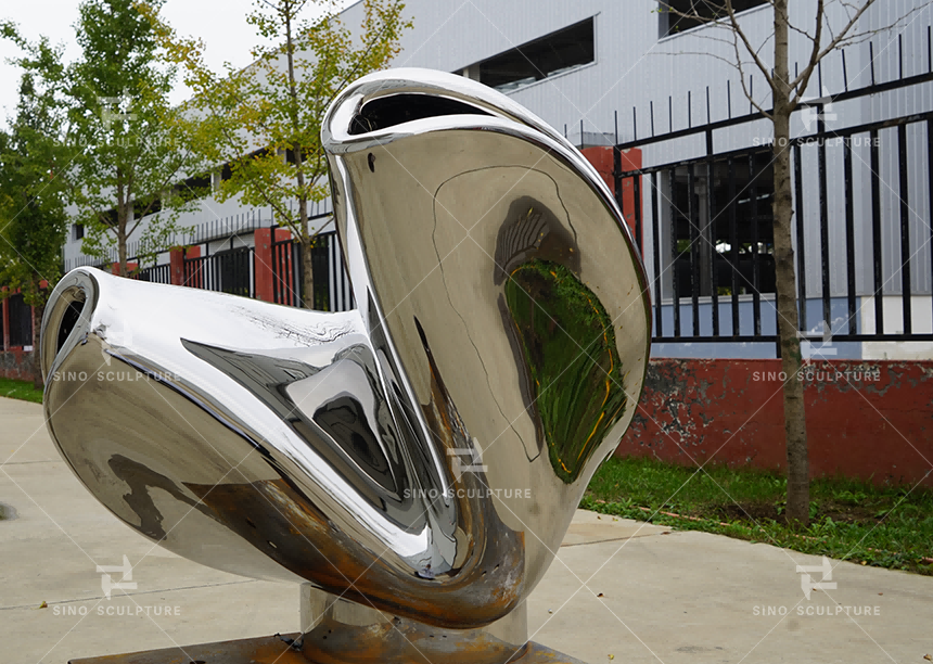 After Mirror Polishing and ready for Gold Plating of the Art Chair Sculpture