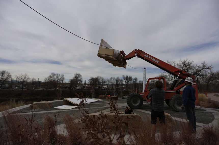 Site Installation of Infinite Span (Mr. Michael Buckley)