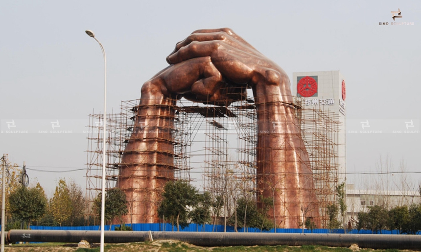 hand-forging-bronze-sculpture.jpg etiquette door installation photos at site