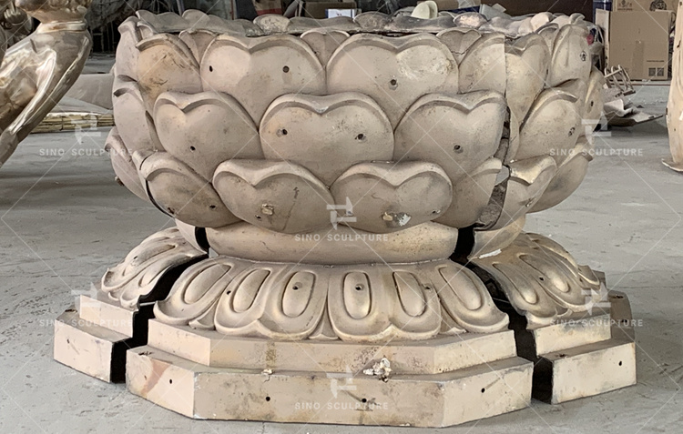 big size bronze casting process