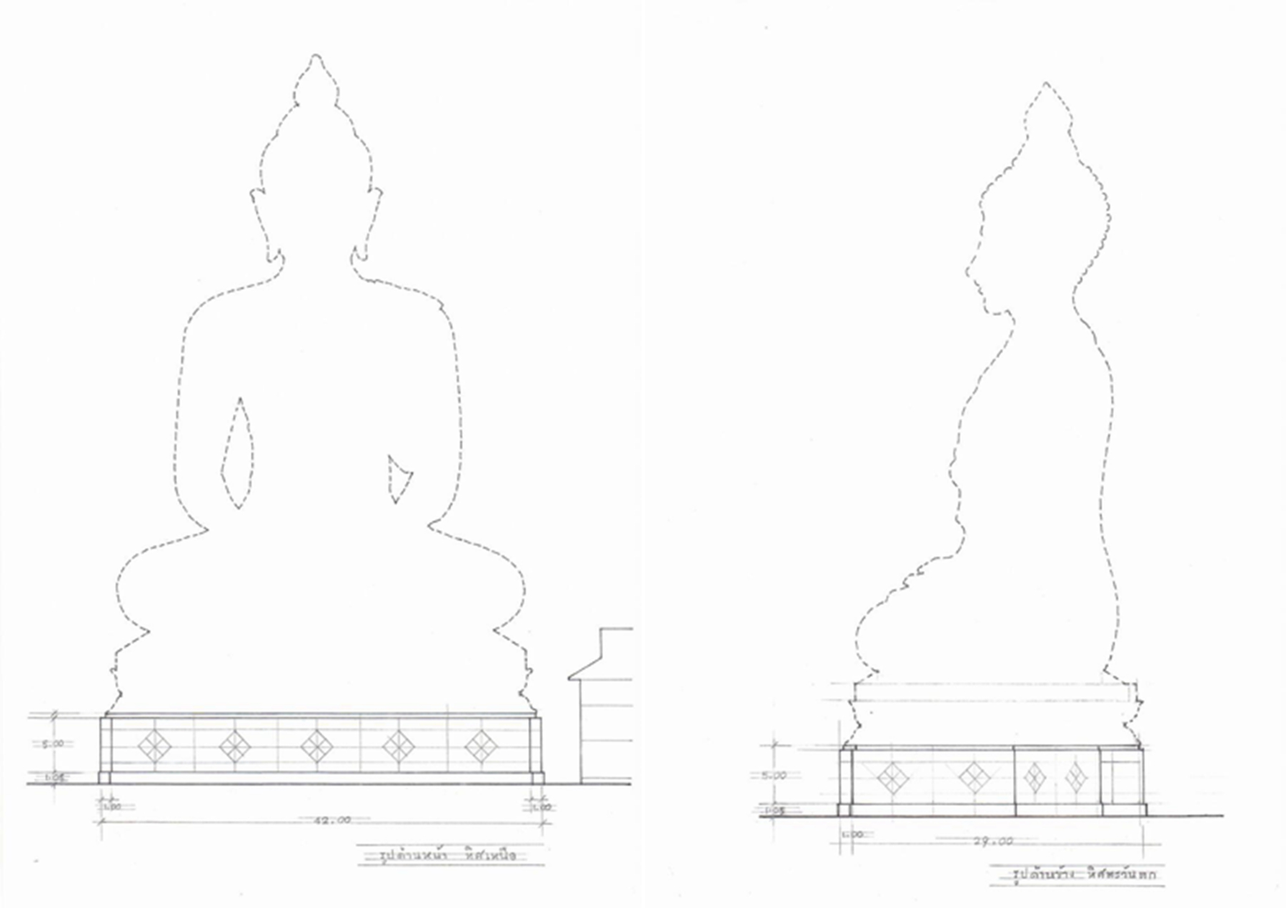 Buddha Images in client�s mind  before Design and Fabrication
