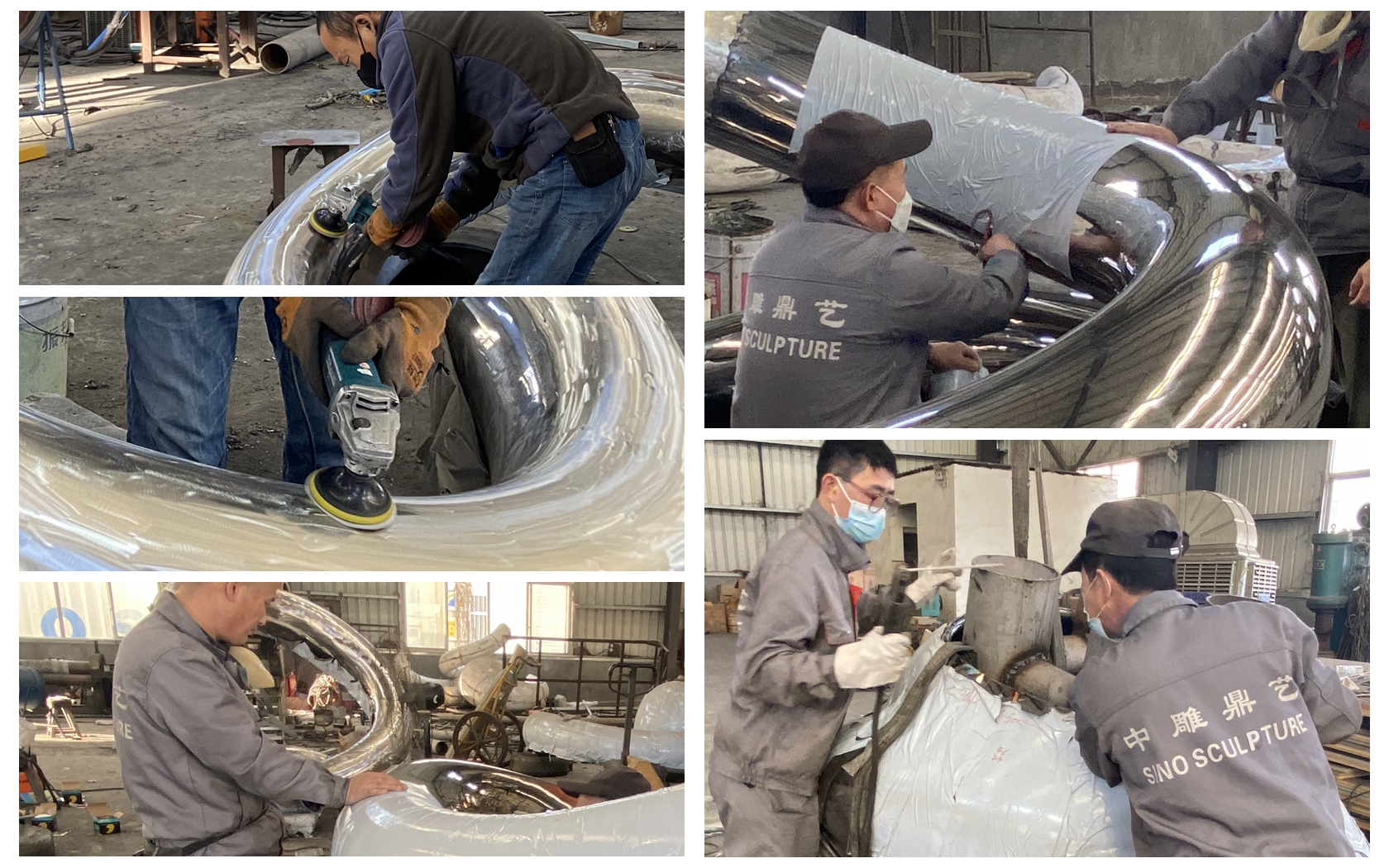 Sino Sculpture Factory production of the Junk DNA Sculpture