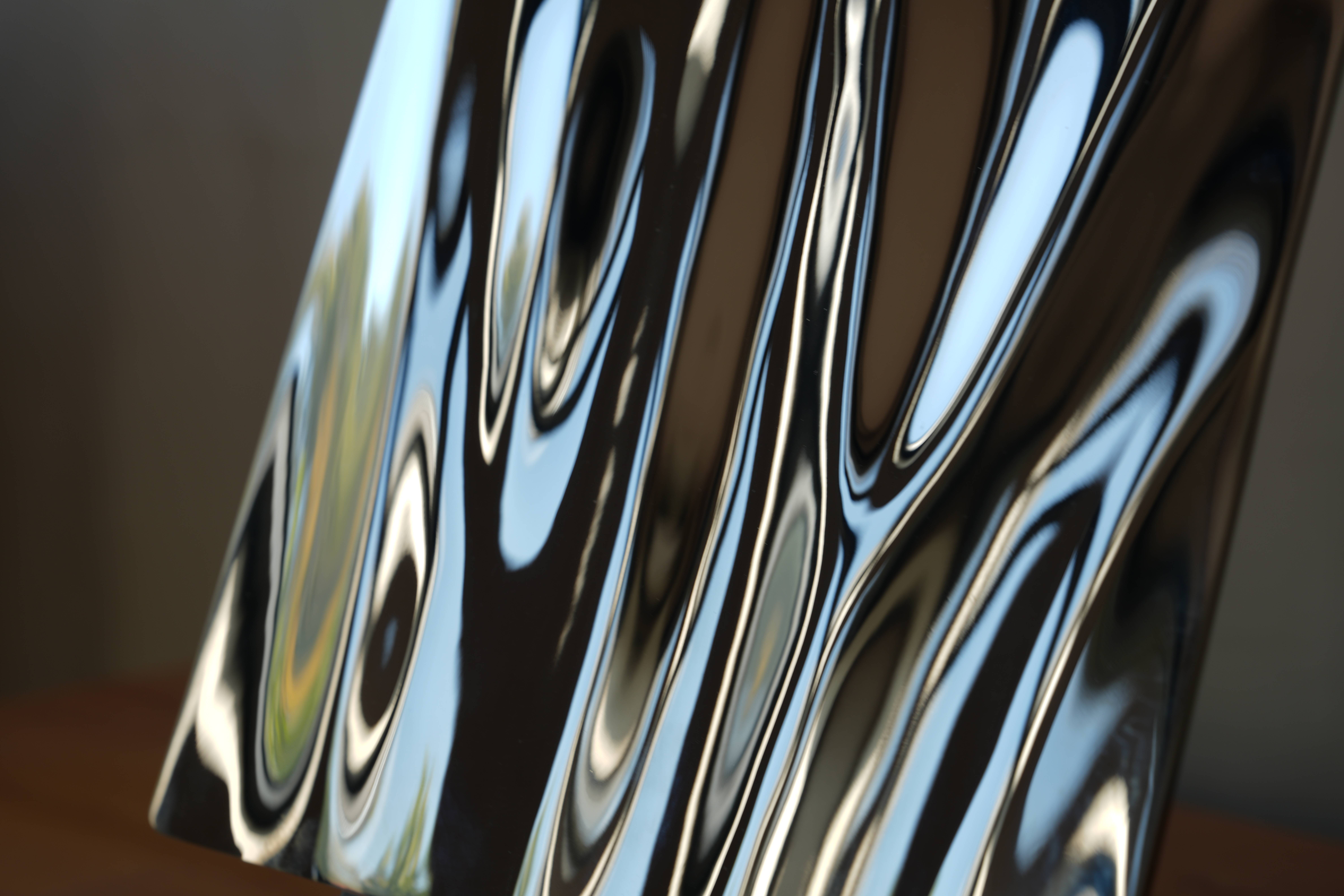 Mirror Polishing Stainless Steel Wavy Sample