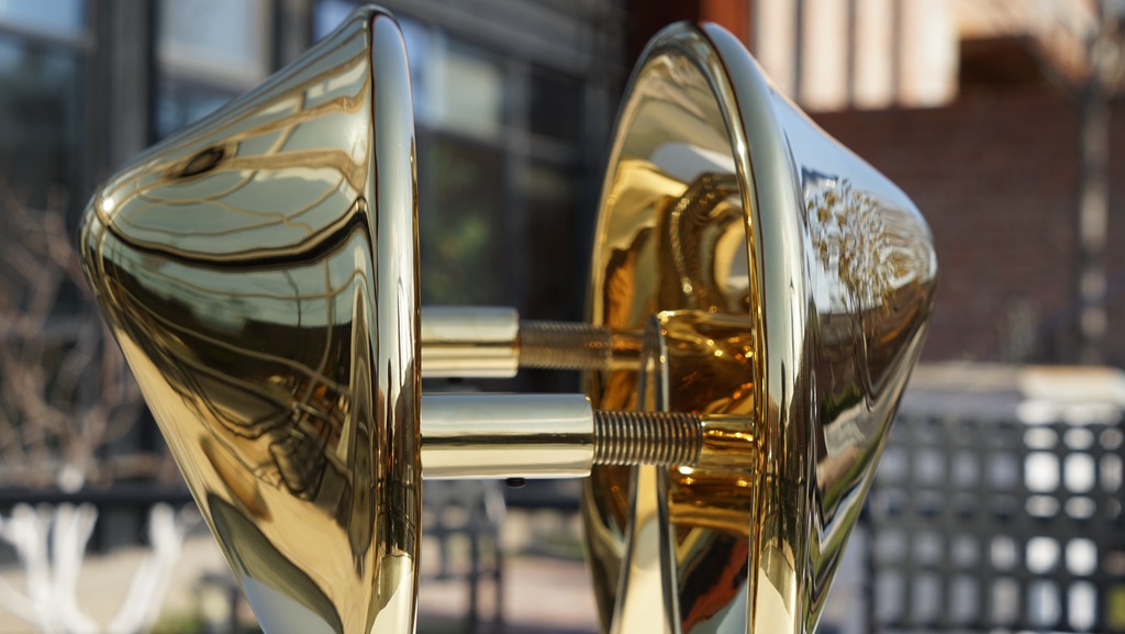 Titanium Golden Plating Finish in Stainless Steel 