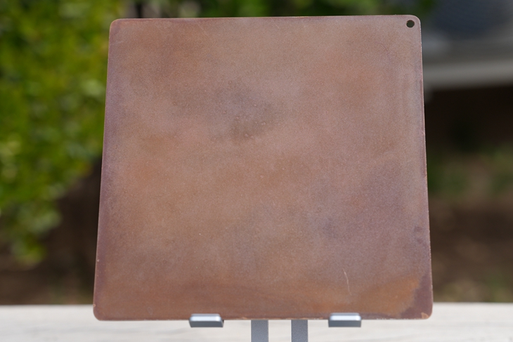Rust Patina Finish on Stainless Steel