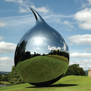 Forged Mirror Stainless Steel Tear Sculpture,UK
