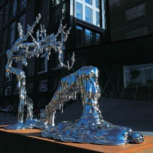 Mirror Stainless Steel Artwork Sculpture