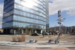 Stainless Steel Forged Road Sign Sculpture,Ulaanbaatar,Mongolia