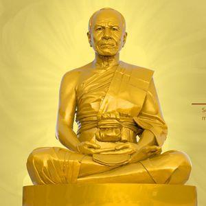 Bronze Statue of Master Luang Pu Sodh Candasaro