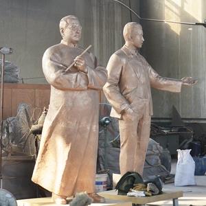 Custom Life Size Sculpture, Famous Person Sculpture, Beijing Bronze Sculpture Foundry