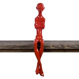 Stoving varnish bronze statue sculpture  Red memory-the Legendary Swordsman