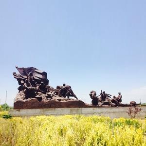 Large Custom Hero Bronze Monument Sculpture