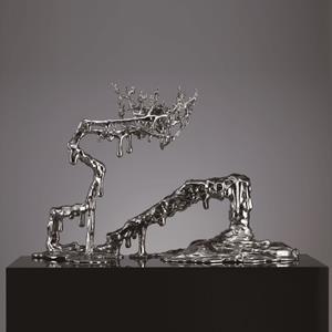 Polished Forged Stainless Steel Sculpture