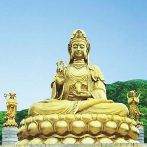 Guanyin Bronze Cast Buddha Sculpture Made for Thailand 